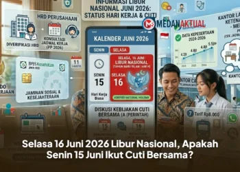 Selasa 16 Juni 2026 Libur Nasional, Apakah Senin 15 Juni Ikut Cuti Bersama?
