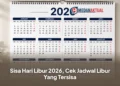 Sisa Hari Libur 2026, Cek Jadwal Libur Yang Tersisa