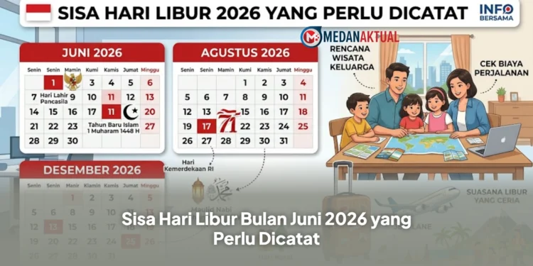 Sisa Hari Libur Bulan Juni 2026 yang Perlu Dicatat