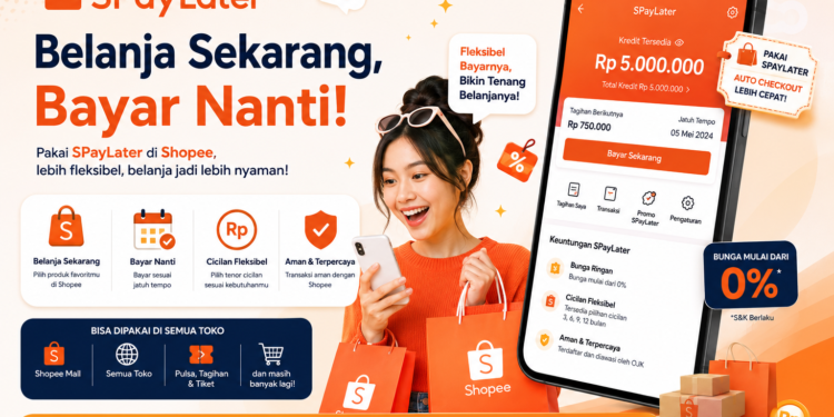 Cara Aktivasi Shopee SPayLater untuk Belanja Sekarang Bayar Nanti