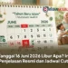Tanggal 16 Juni 2026 Libur Apa? Ini Penjelasan Resmi dan Jadwal Cuti