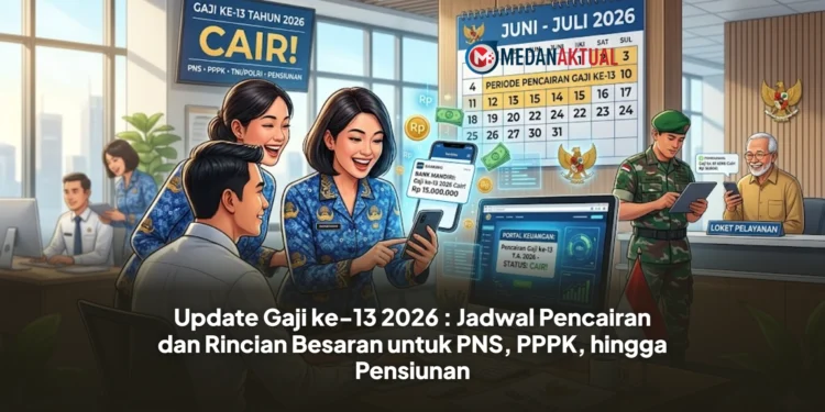 Update Gaji ke-13 2026 : Jadwal Pencairan dan Rincian Besaran untuk PNS, PPPK, hingga Pensiunan