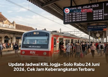 Update Jadwal KRL Jogja–Solo Rabu 24 Juni 2026, Cek Jam Keberangkatan Terbaru