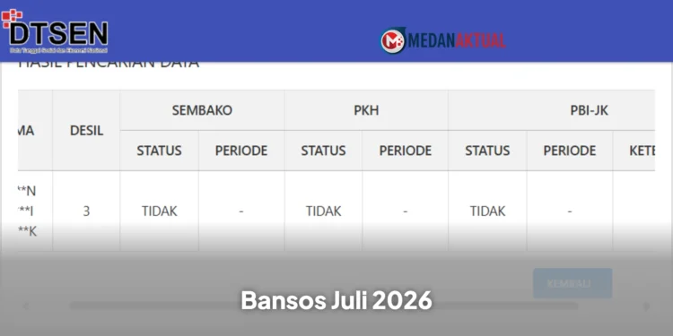 Bansos Juli 2026: Simak Jenis Bansos yang Cair dan Cara Ceknya