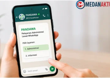 Cara daftar BPJS Kesehatan lewat WhatsApp PANDAWA menggunakan ponsel