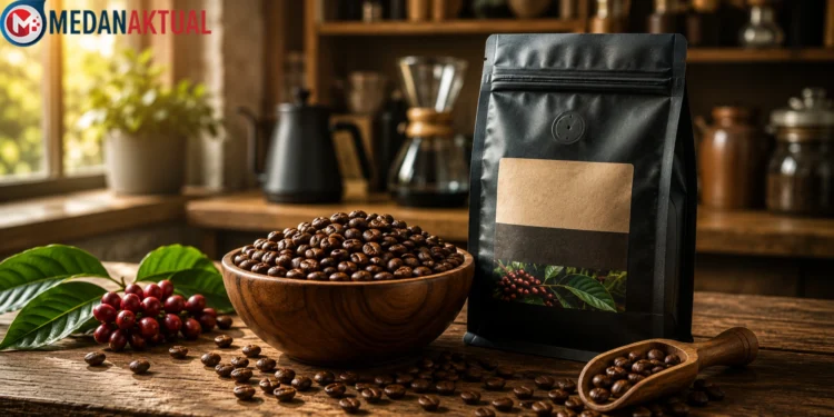 Biji kopi berkualitas dengan informasi roast date untuk seduhan kopi di rumah