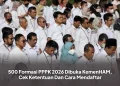 500 Formasi PPPK 2026 Dibuka KemenHAM, Cek Ketentuan Dan Cara Mendaftar