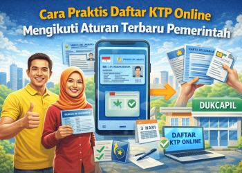 Cara Praktis Daftar KTP Online Mengikuti Aturan Terbaru Pemerintah
