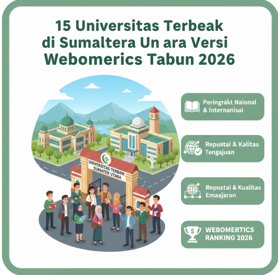15 Universitas Terbaik di Sumatera Utara Versi Webometrics Tahun 2026