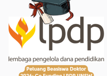 Peluang Beasiswa Doktor 2026: Co Funding LPDP UNSW