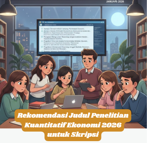Rekomendasi Judul Penelitian Kuantitatif Ekonomi 2026 untuk Skripsi