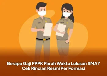 Berapa Gaji PPPK Paruh Waktu Lulusan SMA? Cek Rincian Resmi Per Formasi