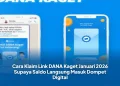 Cara Klaim Link DANA Kaget Januari 2026 Supaya Saldo Langsung Masuk Dompet Digital
