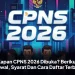 Kapan CPNS 2026 Dibuka? Berikut Jadwal, Syarat Dan Cara Daftar Terbaru