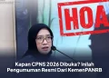 Kapan CPNS 2026 Dibuka? Inilah Pengumuman Resmi Dari KemenPANRB