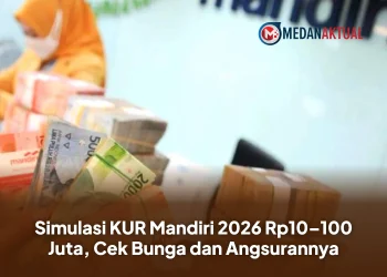 Simulasi KUR Mandiri 2026 Rp10–100 Juta, Cek Bunga dan Angsurannya