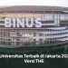 3 Universitas Terbaik di Jakarta 2026 Versi THE