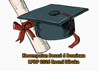 Kesempatan Besar! 6 Beasiswa LPDP 2026 Resmi Dibuka