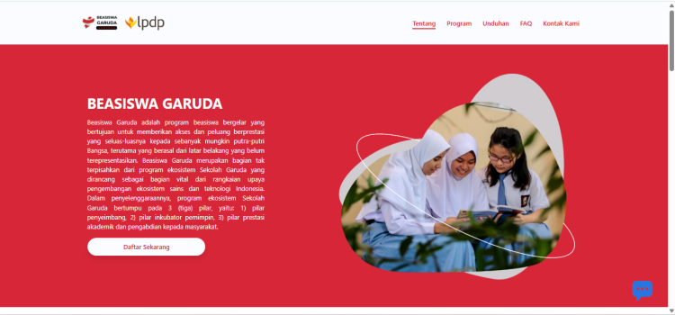 Beasiswa Garuda 2026 Resmi Dibuka, Ini Syarat dan Cara Daftarnya