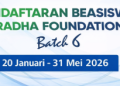 Beasiswa Trada Foundation Batch 6 Resmi Dibuka, Ini Info Pentingnya