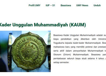 Beasiswa KAUM UMY 2026: Syarat dan Cara Daftarnya