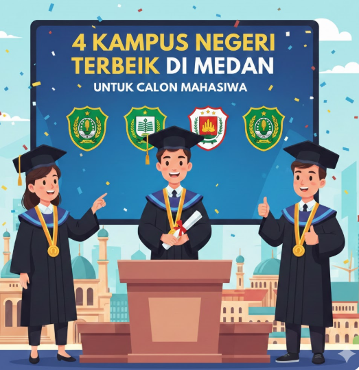 4 Kampus Negeri Terbaik di Medan untuk Calon Mahasiswa