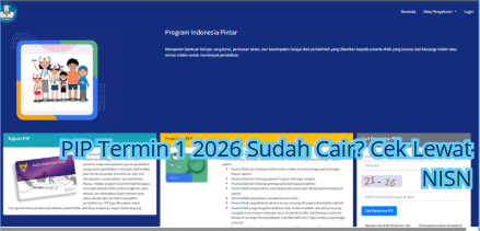 PIP Termin 1 2026 Sudah Cair? Cek Lewat NISN