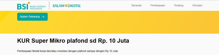 Cara dan Syarat Mengajukan KUR BSI Super Mikro Dan Simulasi Pembayarannya di Tahun 2026