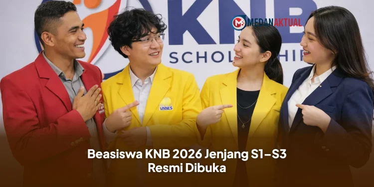 Beasiswa KNB 2026 Jenjang S1–S3 Resmi Dibuka