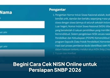Begini Cara Cek NISN Online untuk Persiapan SNBP 2026