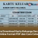 Cara Download Kartu Keluarga Secara Online Format PDF dan Cara Cetak
