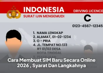 Cara Membuat SIM Baru Secara Online 2026 , Syarat Dan Langkahnya