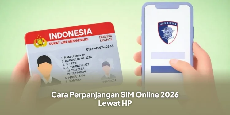 Cara Perpanjangan SIM Online 2026 Lewat HP