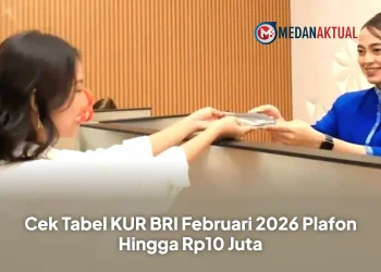 Cek Tabel KUR BRI Februari 2026 Plafon Hingga Rp10 Juta