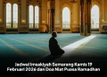 Jadwal Imsakiyah Semarang Kamis 19 Februari 2026 dan Doa Niat Puasa Ramadhan