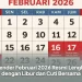 Kalender Februari 2026 Resmi Lengkap dengan Libur dan Cuti Bersama