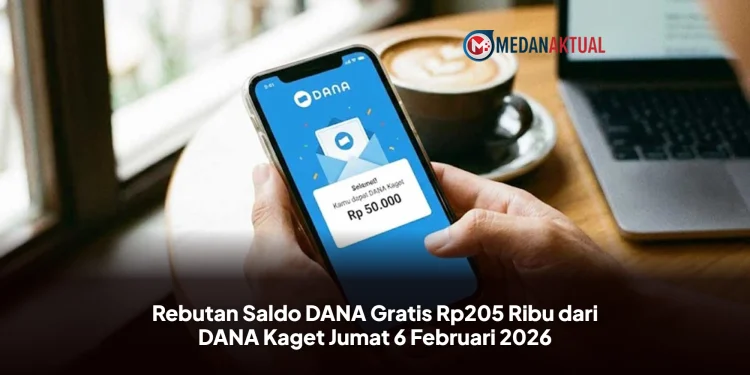 Rebutan Saldo DANA Gratis Rp205 Ribu dari DANA Kaget Jumat 6 Februari 2026