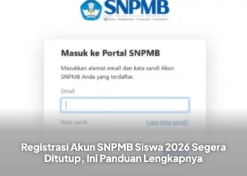 Registrasi Akun SNPMB Siswa 2026 Segera Ditutup, Ini Panduan Lengkapnya