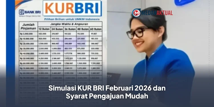 Simulasi KUR BRI Februari 2026 dan Syarat Pengajuan Mudah