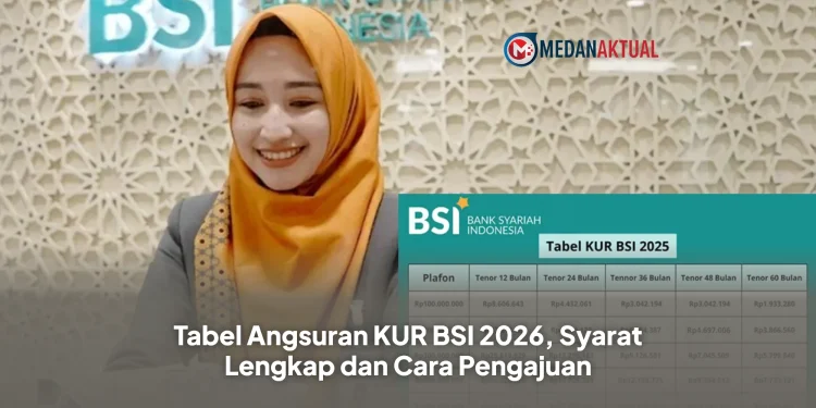 Tabel Angsuran KUR BSI 2026, Syarat Lengkap dan Cara Pengajuan