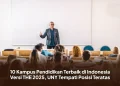 10 Kampus Pendidikan Terbaik di Indonesia Versi THE 2025, UNY Tempati Posisi Teratas