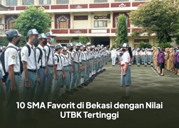 10 SMA Favorit di Bekasi dengan Nilai UTBK Tertinggi