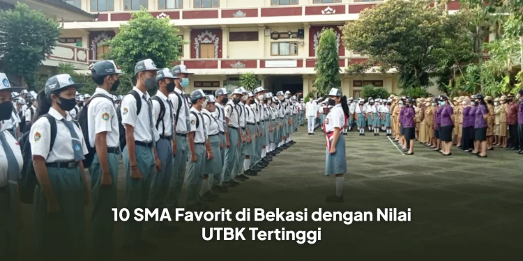 10 SMA Favorit di Bekasi dengan Nilai UTBK Tertinggi
