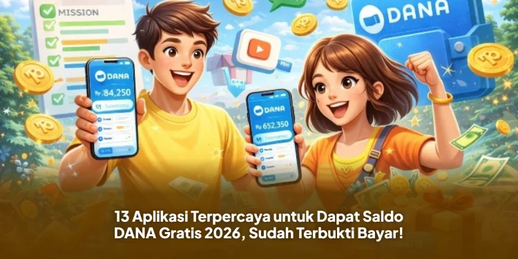 13 Aplikasi Terpercaya untuk Dapat Saldo DANA Gratis 2026, Sudah Terbukti Bayar!