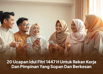 20 Ucapan Idul Fitri 1447 H Untuk Rekan Kerja Dan Pimpinan Yang Sopan Dan Berkesan