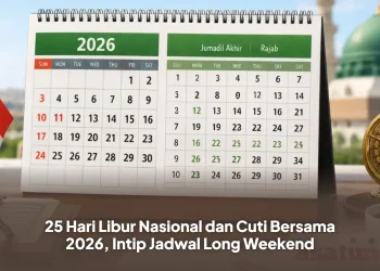 25 Hari Libur Nasional dan Cuti Bersama 2026, Intip Jadwal Long Weekend