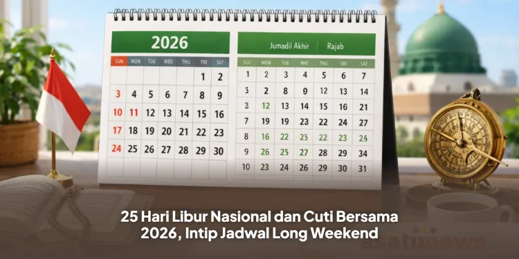 25 Hari Libur Nasional dan Cuti Bersama 2026, Intip Jadwal Long Weekend