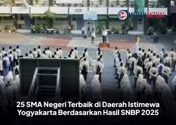 25 SMA Negeri Terbaik di Daerah Istimewa Yogyakarta Berdasarkan Hasil SNBP 2025