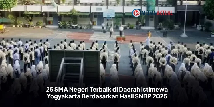 25 SMA Negeri Terbaik di Daerah Istimewa Yogyakarta Berdasarkan Hasil SNBP 2025