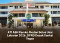 471 ASN Pemko Medan Bolos Usai Lebaran 2026, DPRD Desak Sanksi Tegas
